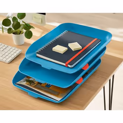 Leitz 53582061 desk tray/organizer Polystyrene (PS) Blue