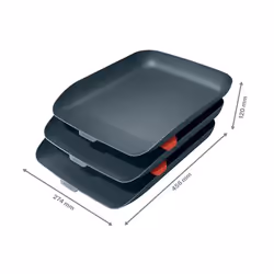 Leitz 53582089 desk tray/organizer Polystyrene (PS) Black