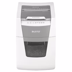 Leitz IQ Autofeed Small Office 100 Automatic Cross Cut Paper Shredder P4 34L - WhiteFully automatic paper shredder from Leitz ...