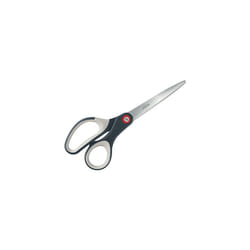 Ambidextrous Office Scissors, Premium Titanium Coated Stainless Steel, Ultra Sharp, Precision Cutting, Ergonomic Soft Handle Grip, Home/Office Use,