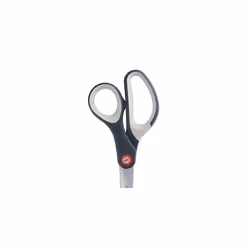 Ambidextrous Office Scissors, Premium Titanium Coated Stainless Steel, Ultra Sharp, Precision Cutting, Ergonomic Soft Handle Grip, Home/Office Use,