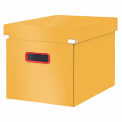 Leitz Click & Store, Storage box, Yellow, Rectangular, Hardboard, Polypropylene (PP), Monochromatic, Indoor