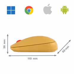 Leitz Cosy mouse Office Ambidextrous RF Wireless + Bluetooth 4000 DPI - Additional view 7