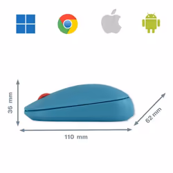 Leitz Cosy mouse Office Ambidextrous RF Wireless + Bluetooth 4000 DPI - Additional view 7