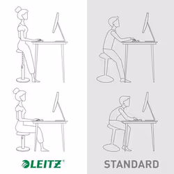 Leitz Ergo Cosy Active Padded seat - Additional view 6