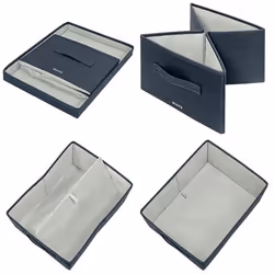 Leitz Fabric Storage Box with lid medium , pack of 2 - Additional view 4