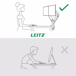 Leitz Ergo Space Saving Dual Monitor Arm - Additional view 7