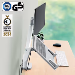 Leitz Ergo Space Saving Dual Monitor & Laptop Arm - Additional view 2