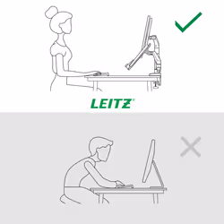 Leitz Ergo Space Saving Dual Monitor & Laptop Arm - Additional view 7