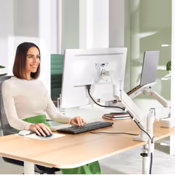 Leitz Ergo Space Saving Dual Monitor & Laptop Arm - Additional view 8