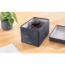 Leitz Fabric Storage Box with lid small , pack of 2 - Additional view 2