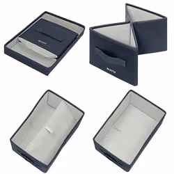 Leitz Fabric Storage Box with lid small , pack of 2 - Additional view 4