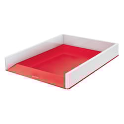 Leitz WOW file storage box Polystyrene (PS) Red. White