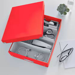Leitz Click & Store WOW Storage box Rectangular Polypropylene (PP) Red