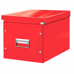 Leitz Click & Store WOW, Storage box, Red, Rectangular, Polypropylene (PP), Monochromatic, Indoor