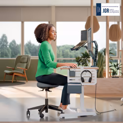 Leitz Ergo Active Sitting Stool with Wheels and Wobble Comfort Seat - Additional view 5