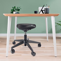 Leitz Ergo Sitting Stool with Wheels and Comfort Seat - Additional view 8