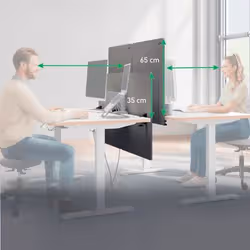 Leitz 61230085 workspace divider Desk divider 700 x 800 mm Grey - Additional view 5