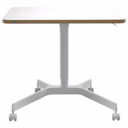 Leitz 65360001. Table top shape: Square shape. Material: Aluminium. Product colour: White. Width: 600 mm. Depth: 800 mm. Heig ...