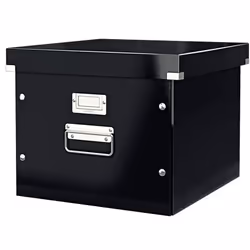Leitz 60460095, Polypropylene (PP), Black, A4, 1 drawer(s), 357 mm, 367 mm