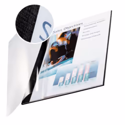 Leitz Soft Covers, Black, 70 sheets, 214 mm, 302 mm, 11 mm