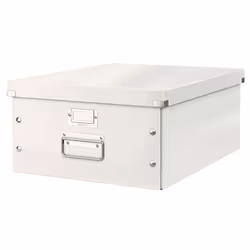 Leitz Click & Store Large Box, Hardboard, White, A3, Envelope, Flat file, Folder, Letter, Note, Paper, Sheet protector, 369 m ...