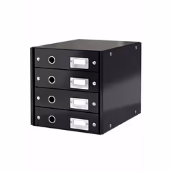 Leitz Click & Store, Hardboard, Metal, Black, A4, Binder, Catalogue, Envelope, Folder, Paper, 286 mm, 358 mm