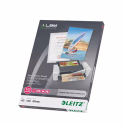 Leitz iLAM UDT, Transparent, EVA (Ethylene Vinyl Acetate), Polyethylene terephthalate (PET), Glossy, A3, 309 mm, 435 mm