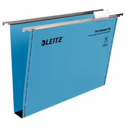 Leitz Ultimate Clenched Bar Foolscap Suspension File Card 30mm Blue (P