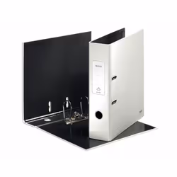 Eye-catching Lever Arch File in brilliant new colours with dual-colour effect. Due to the laminated surface the Lever Arch Fi ...