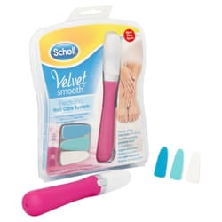 Scholl Velvet Smooth Pink, White