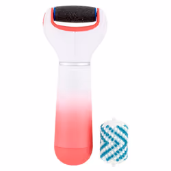 Scholl Velvet Smooth Electric Foot File with Exfoliating Refill, Pink