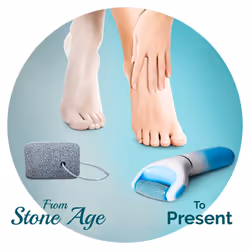 Scholl Velvet Smooth Electric Foot File with Exfoliating Refill, Blue - Additional view 4