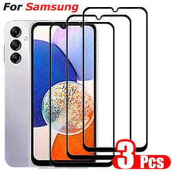 3 Pcs Tempered Glass For Samsung Galaxy A14 A15 A06 A16 A54 A24 A34 A03 A05 A13 A23 A33 A53 A52 A73 A12 5G M35 M15 M53 M32 Protective - Samsung A34 5G