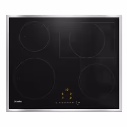 Miele KM 7262 FR Induction hob with onset controls, Black, Built-in, 60 cm, Zone induction hob, Ceramic, 4 zone(s)