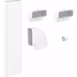 Miele DFKS, Cooker hood exhaust air set, White, Miele