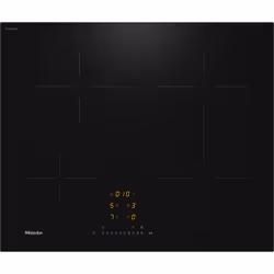 Miele KM 7363 FL, Black, Built-in, 62 cm, Zone induction hob, Glass-ceramic, 4 zone(s)