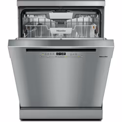 Miele G5832 SC CLST, Freestanding, Full size (60 cm), Silver, Buttons, 3 digits, 1.8 m
