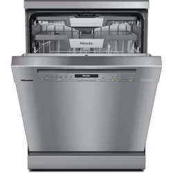 Miele G7040 SC CLST, Freestanding, Full size (60 cm), Silver, Buttons, 3 digits, 1.8 m