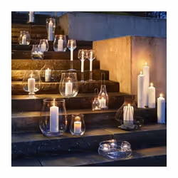 LEONARDO 010255 candle holder Glass Transparent