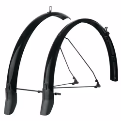 SKS Bluemels Cable Line 28 Inch Mudguard Set Black - 28 Inch 55 MM