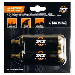 SKS 11214, CO2 threaded cartridge, Bronze