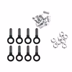 SKS 8X Bolts / Nuts & Endcaps For Chromoplastics / Longboard / Bluemels