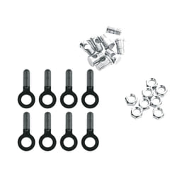 SKS 8X Bolts / Nuts & Endcaps For Chromoplastics / Longboard / Bluemels