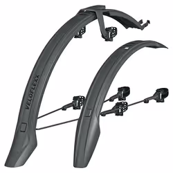 SKS VELOFLEXX 55, Front & rear mudguards (set), Weatherproof, Waterproof, Black
