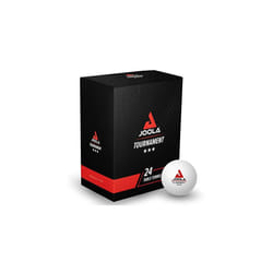 Tournament Table Tennis Balls Selected 40+mm Diameter, 3-Star Premium Table Tennis Balls Indoor and Outdoor Compatible, White, Pack of 24