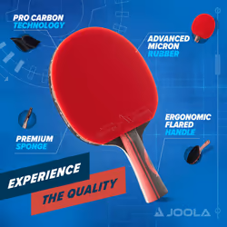 JOOLA Infinity Edge - Tournament Performance Ping Pong Paddle w/Pro Ca
