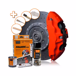 Brake Caliper Paint; FOLIATEC; aerosol 400, 125, 50 red, Mat