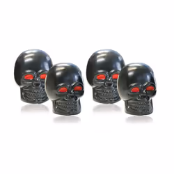 Tyre Valve Cap; FOLIATEC; SKULL