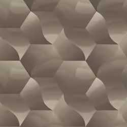 Erismann 3D Geometric Metallic Wave Wallpaper - Gold 339572